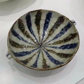 8F  田川町安南十草 带把手钵