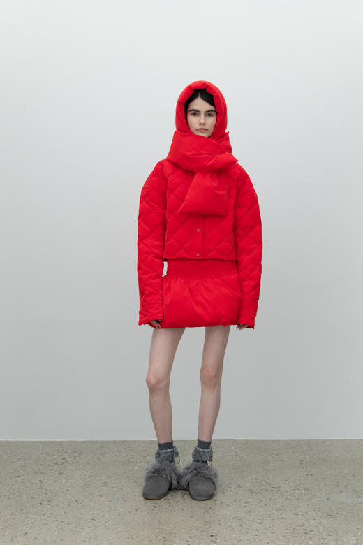 Grid Down Jacket SET"red 商品图0