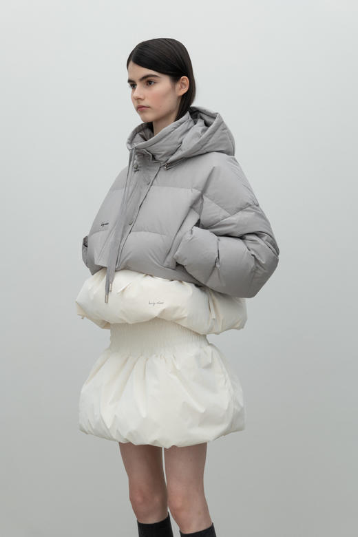 Short Down Jacket"gray 商品图2