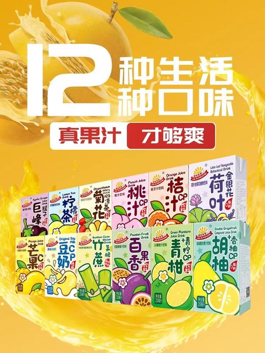 （新版）阳光先生系列果汁饮料 250ML（12种味道） 商品图0