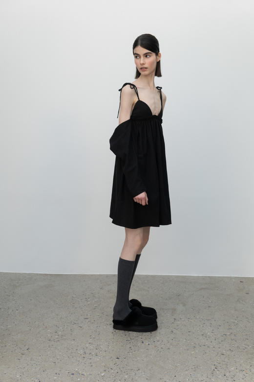 Wool,Slip Dress/black 商品图2