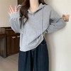 裁缝学苑AQ127 新款落肩卫衣纸样女装上衣长袖带帽衫衣服打版样板 商品缩略图1