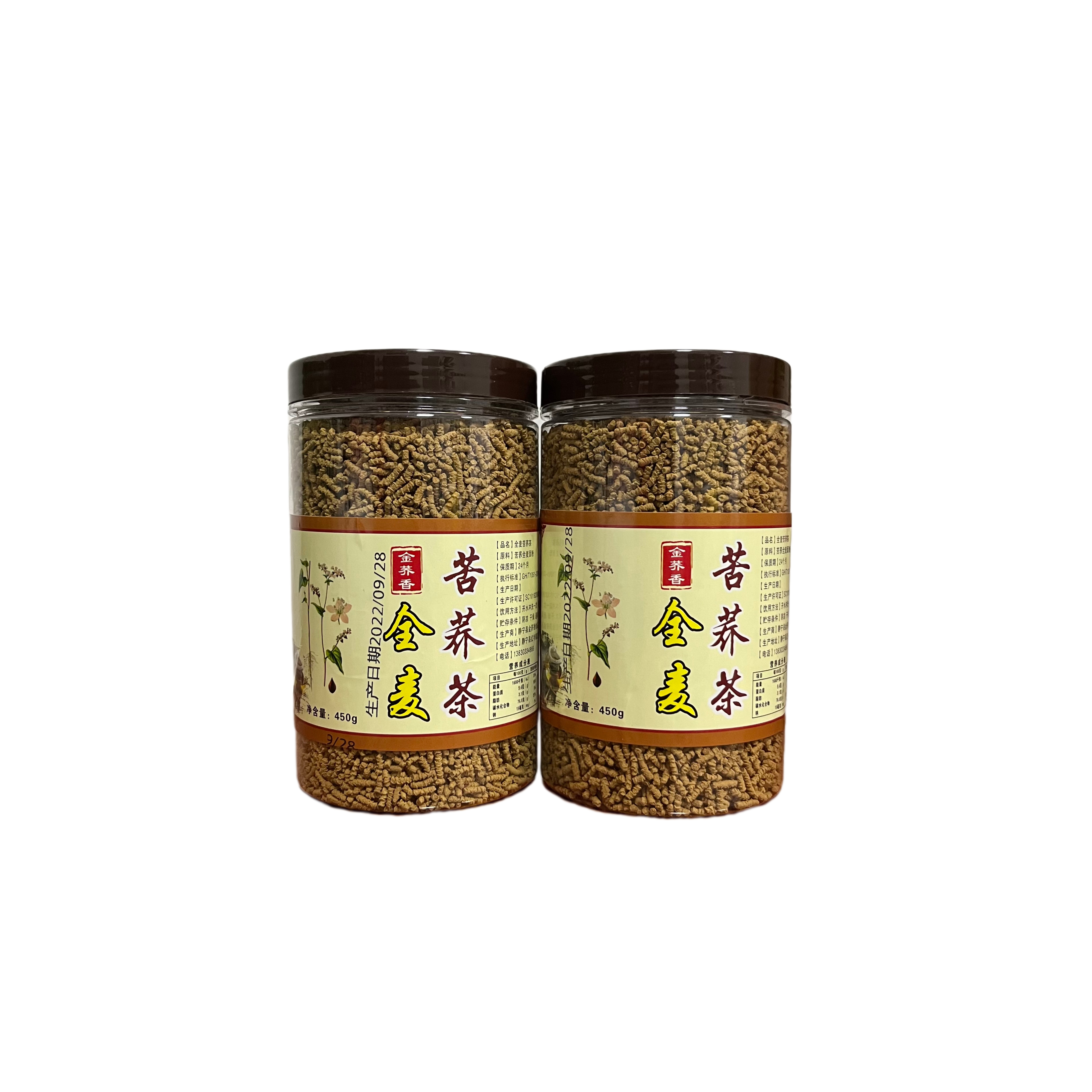 静宁 全麦苦荞茶450g