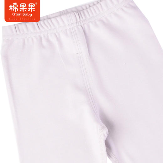 商场同款棉果果冬季科技面料男女童家居裤秋裤舒适柔软自发热植物抗菌暖姜绒长裤M401302422669 商品图3