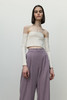 Top/white-Wool Pants/purple 商品缩略图2