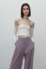 Top/white-Wool Pants/purple 商品缩略图0