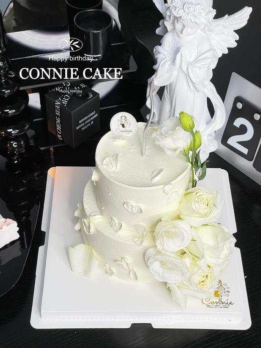 【1118】白色鲜花款 商品图1