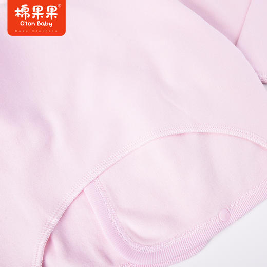 商场同款棉果果冬季科技面料女童生儿家居外穿舒适柔软自发热植物抗菌暖暖姜绒半背衣M421110422673 商品图1