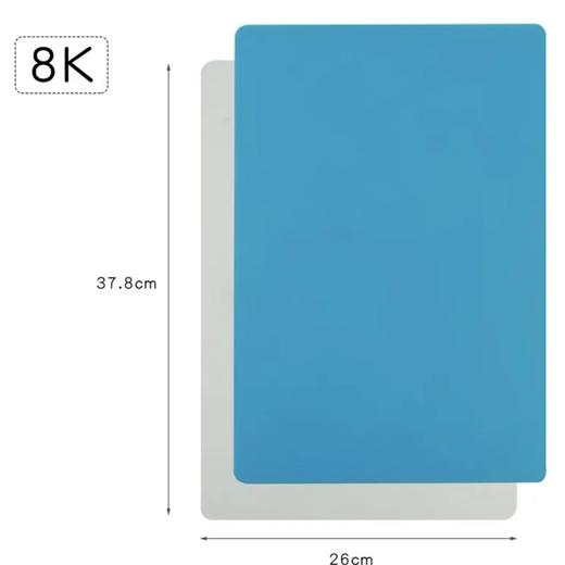 垫板儿童学生考试写字垫板硬夹板桌面垫板磨砂透明塑料a4垫板夹A3作业写字板防潮8开美术1张 商品图4