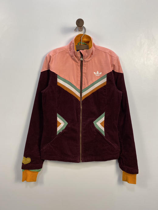 adidas originals 阿迪经典三叶草 
民族风 灯芯绒 
运动外套 _SJK(S) 商品图0