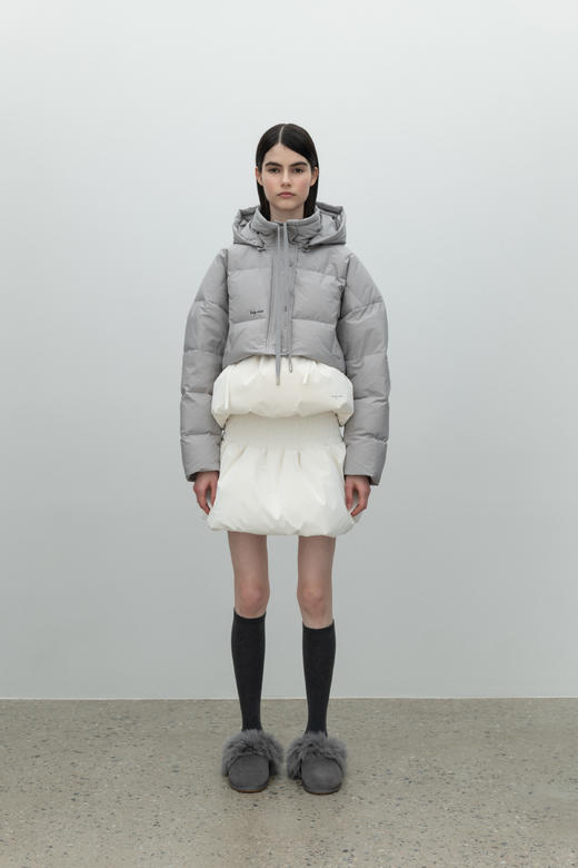 Short Down Jacket"gray 商品图0