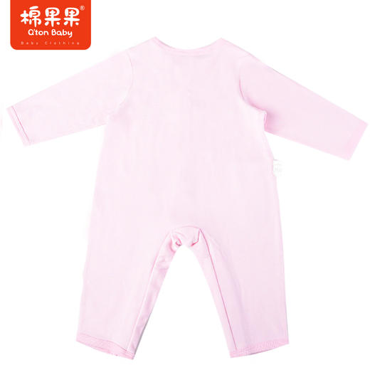 商场同款棉果果冬季科技面料女童家居外穿爬服舒适柔软自发热植物抗菌暖姜绒对开连体衣M421722422671 商品图4