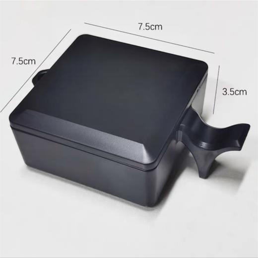 带盖墨池墨汁盒塑料方形多功能墨盒砚台笔搁笔拖墨碟笔洗仿瓷墨匣砚池学生毛笔书法文房用品1个 商品图3