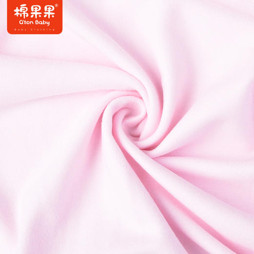 商场同款棉果果冬季科技面料女童家居外穿爬服舒适柔软自发热植物抗菌暖姜绒对开连体衣M421722422671 商品图3