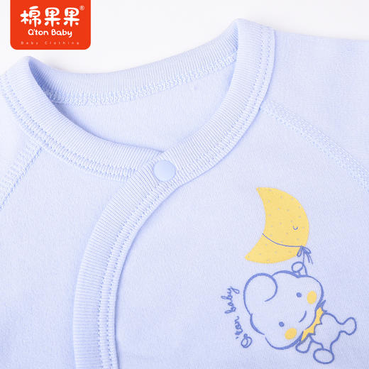 商场同款棉果果冬季科技面料男童生儿家居外穿舒适柔软自发热植物抗菌暖姜绒半背衣M411110422672 商品图2