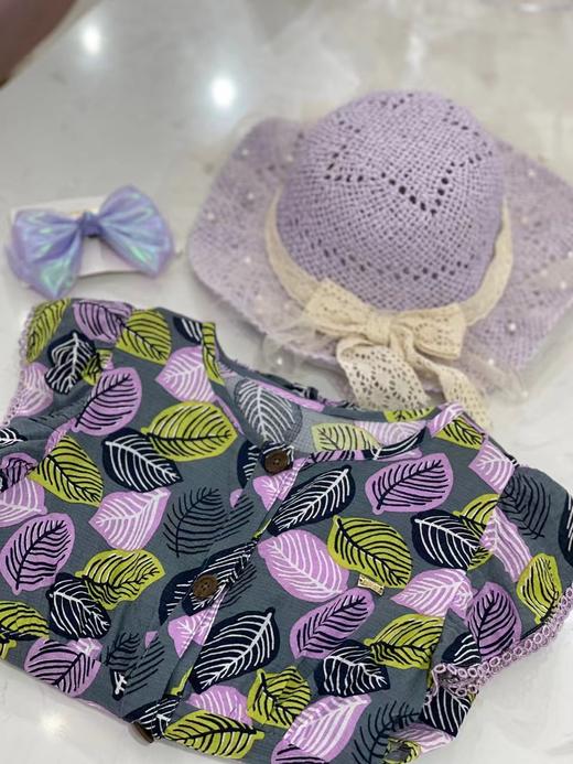 非质量问题不退货哦~Franch cat 紫色树叶连衣裙 商品图4