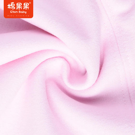 商场同款棉果果秋季科技面料女童家居服秋衣秋裤2件套舒适柔软自发热植物抗菌暖姜绒套头套装M421302422668 商品图6