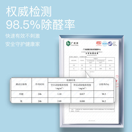 【无惧呼吸  有效除醛】 速立净除醛净化氯凝胶小白瓶   长效守护持久除醛  安全检测 母婴可用  150g/盒 商品图4