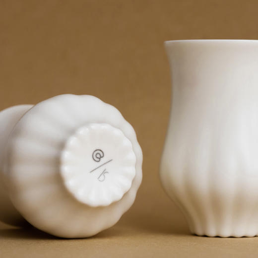 Ceremorningx融白 联名款花香杯 瓷泥米白釉闻香手冲咖啡中深美式 商品图4