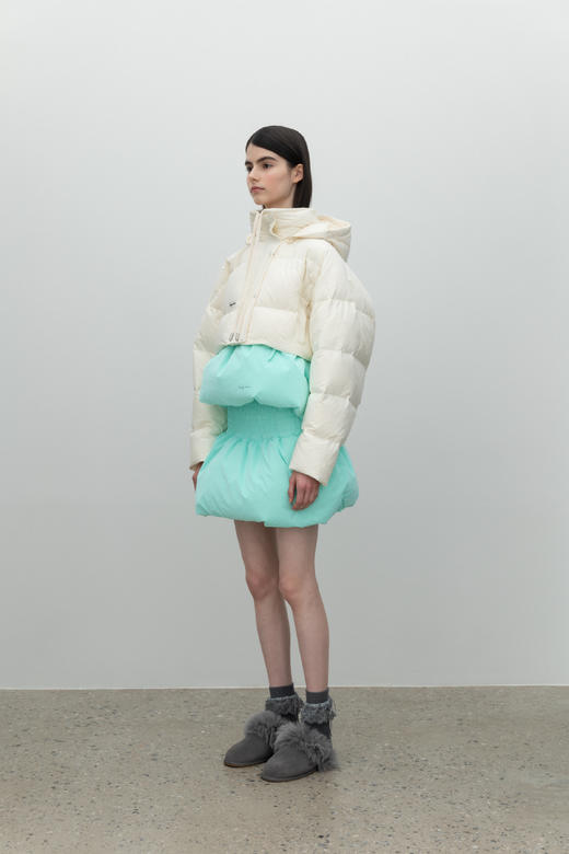 Short Down Jacket"white 商品图1