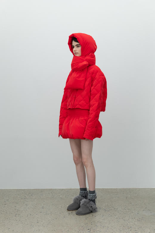 Grid Down Jacket SET"red 商品图1