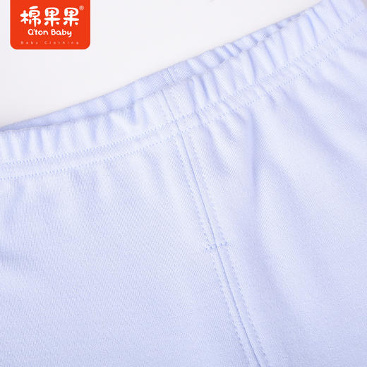 商场同款棉果果冬季科技面料男童家居服秋衣秋裤2件套舒适柔软自发热植物抗菌暖姜绒套头套装M411302422667 商品图3