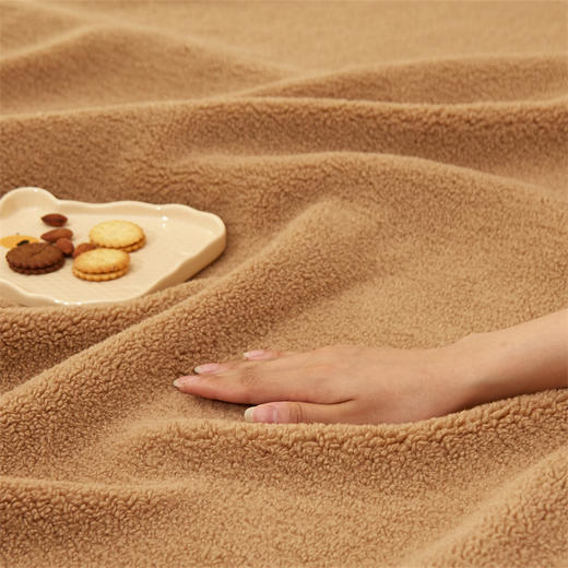 园园亲选南通家纺顶柔麦穗绒毯！柔软保暖吸湿透气被窝小太阳 商品图0