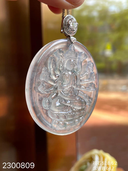 飘翠观音吊坠 【2300809】具体价格微信咨询 商品图6