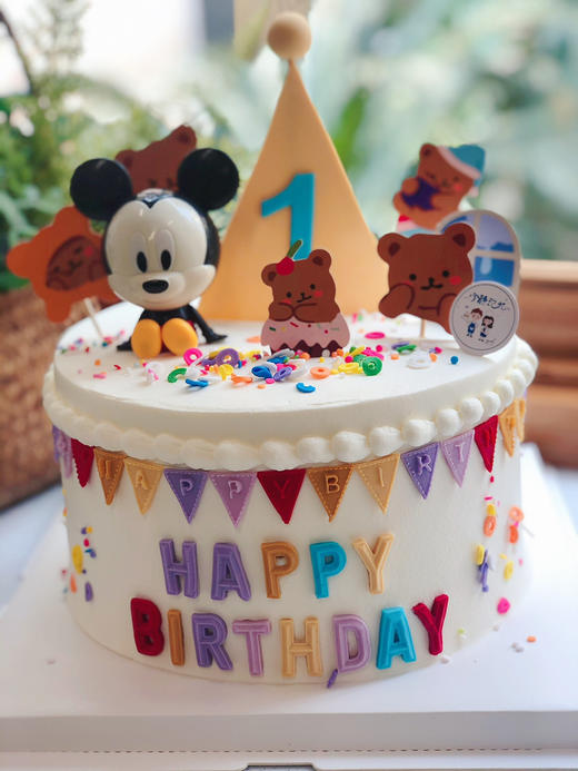 男孩系列 米奇奶油蛋糕 下单前请仔细阅读商品详情 商品图0