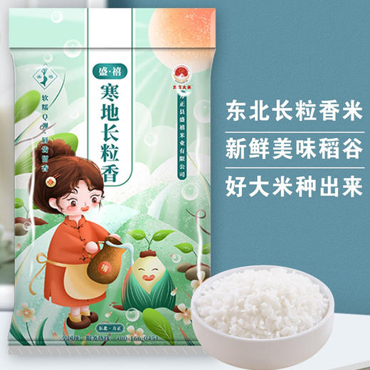 【橙象优选】方正县盛禧大米 寒地长粒香米5kg装 商品图0