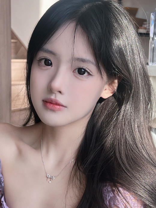 平价年抛 纯纯黑pfgirl  / 中直径14.2 着色13.5  /  （同品牌多副更划算 选款完整色板在详情页) 中直径黑色美瞳 商品图7