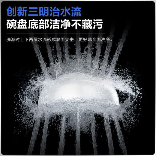 【W50 银河灰】海尔（Haier）15套 嵌入式双面洗洗碗机EYBW152266CWU1 商品图3