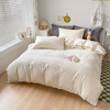 园园亲选南通家纺顶柔全棉水洗贝克边四件套！全棉面料超柔软清爽透气百搭耐看 商品缩略图1