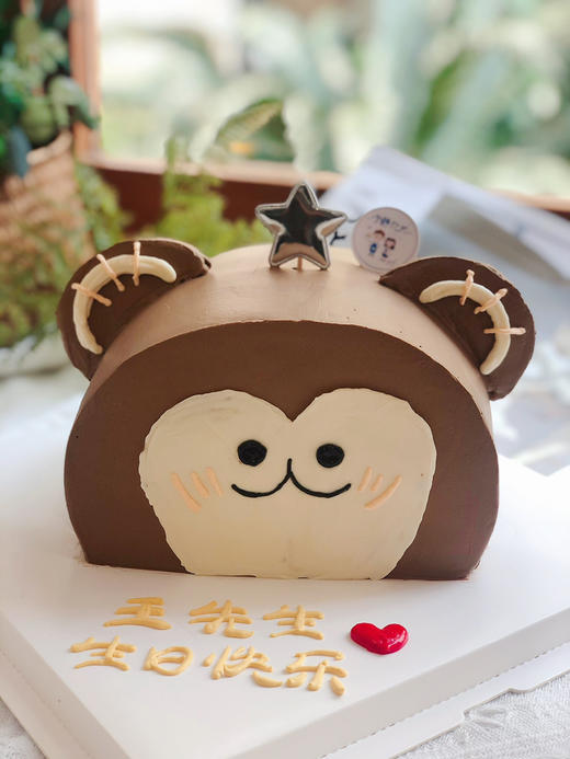 异形猴子奶油蛋糕 下单前请仔细阅读商品详情 商品图0