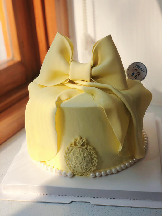 翻糖蝴蝶结奶油蛋糕 下单前请仔细阅读商品详情 商品图1