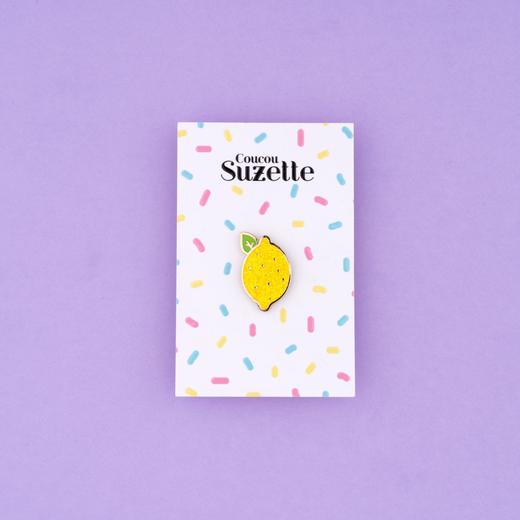 北京仓｜Coucou Suzette-Veggie Kitsch-柠檬 胸针［法国设计师］ 商品图3