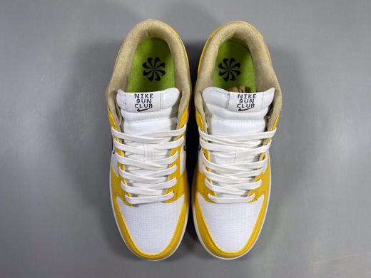 秋季特惠💰450 NK Dunk Low Retro SENN "SunClub" 可回收材料 白黄 商品图7