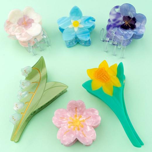 北京仓｜Coucou Suzette-Flower Power-樱花 发抓［法国设计师］ 商品图9
