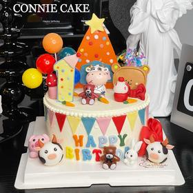 【1124】牛宝宝一岁生日蛋糕
