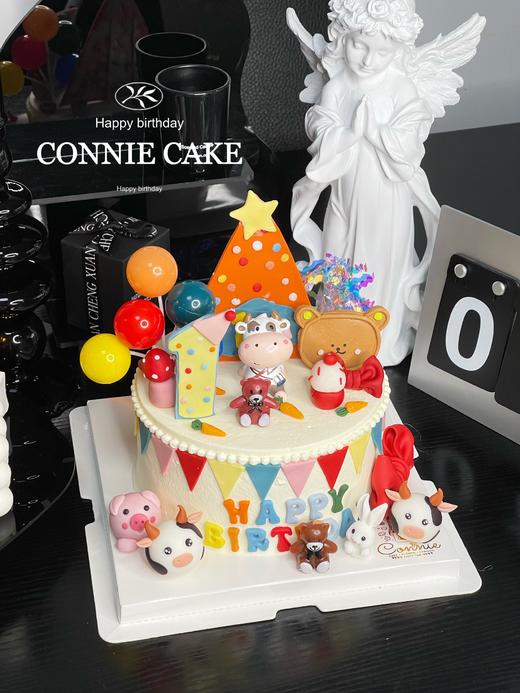 【1124】牛宝宝一岁生日蛋糕 商品图4