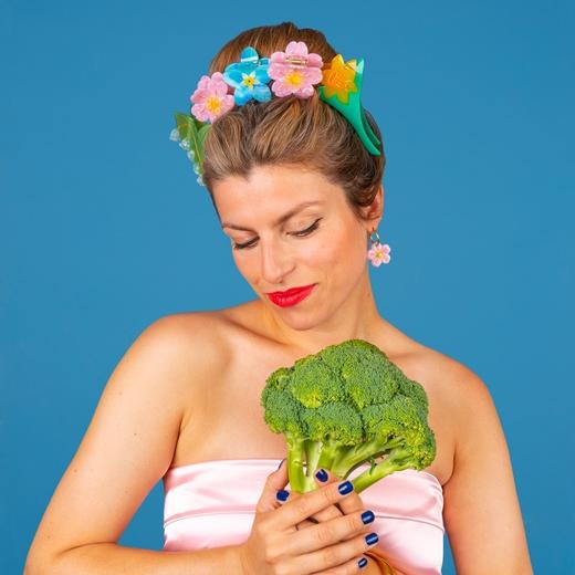 北京仓｜Coucou Suzette-Flower Power-樱花 发抓［法国设计师］ 商品图6