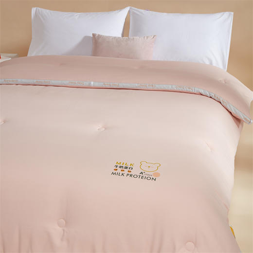 园园亲选南通家纺顶柔豆豆熊1.0被！保暖亲肤享受牛奶SPA睡眠 商品图0