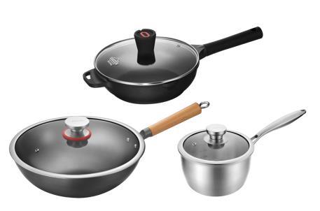 【直发】欧美达 - 799元超值三件套_炒锅+煎锅+小汤锅 商品图0