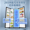 Haier  海尔  515升对开门 一级能效  265升冷冻空间+250 升冷藏 黄金比设计双变频 大冷冻黑金净化冰箱 515星蕴银 商品缩略图5