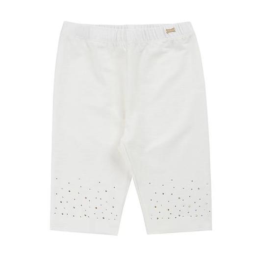 非质量问题不退换哦~Franch cat 白色小钻中裤 商品图0