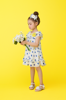 非质量问题不退换哦~Franch cat 波点雏菊娃娃裙