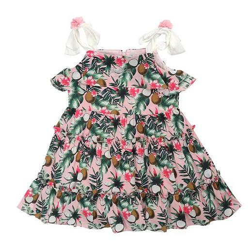 非质量问题不退换哦~Franch cat 热带度假吊带裙 商品图1