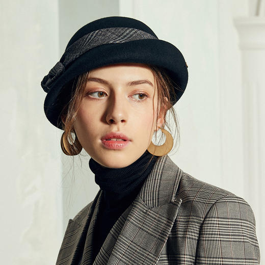LYX-FW154010新款英伦时尚名媛气质贝雷帽 商品图3