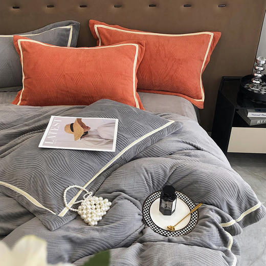 园园亲选南通家纺顶柔沐芸全工艺雲丝绒四件套！暖意绵绵裸睡伴侣 商品图3