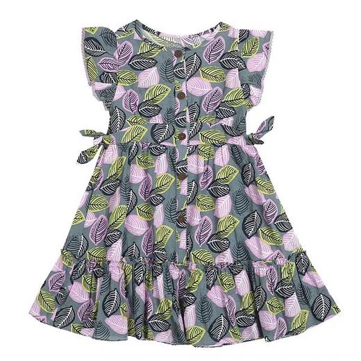 非质量问题不退货哦~Franch cat 紫色树叶连衣裙 商品图0